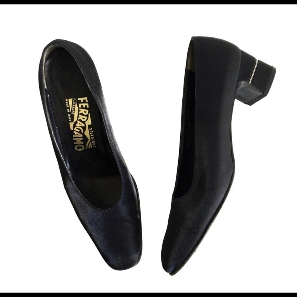 Salvatore Ferragamo studded block heels